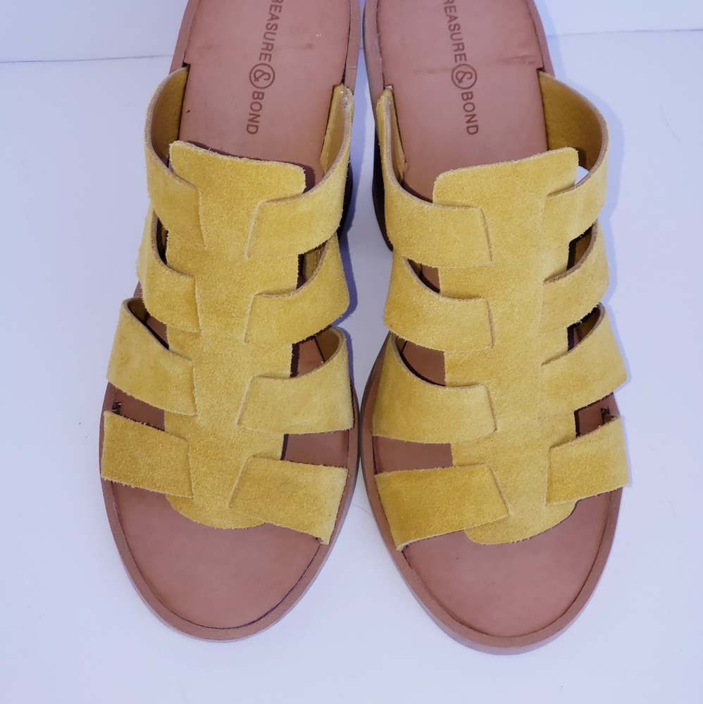 Leather slipons
